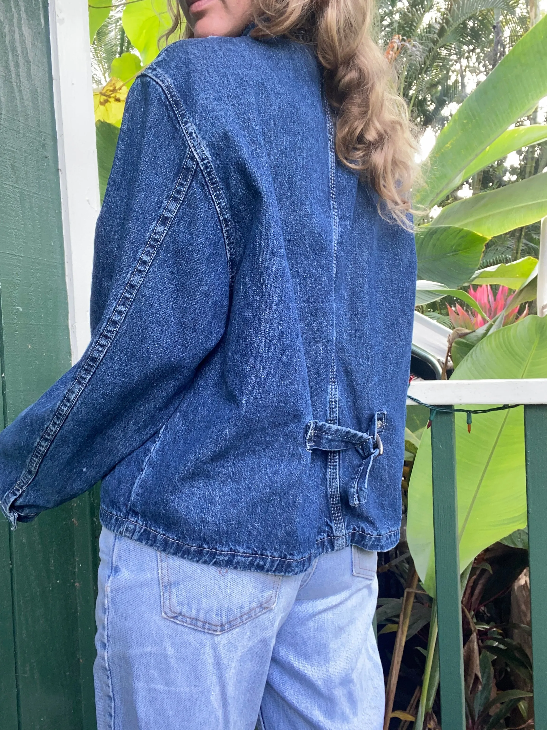 1980s does 1960s Lee Denim Jacket Chore Coat Medium