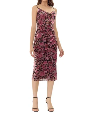 Adelyn Rae - VIE BURNOUT MIDI DRESS