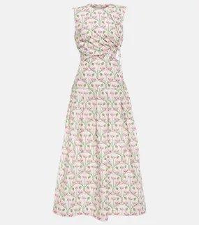 Agua by Agua Bendita Oto√É¬±o Trebol floral midi dress