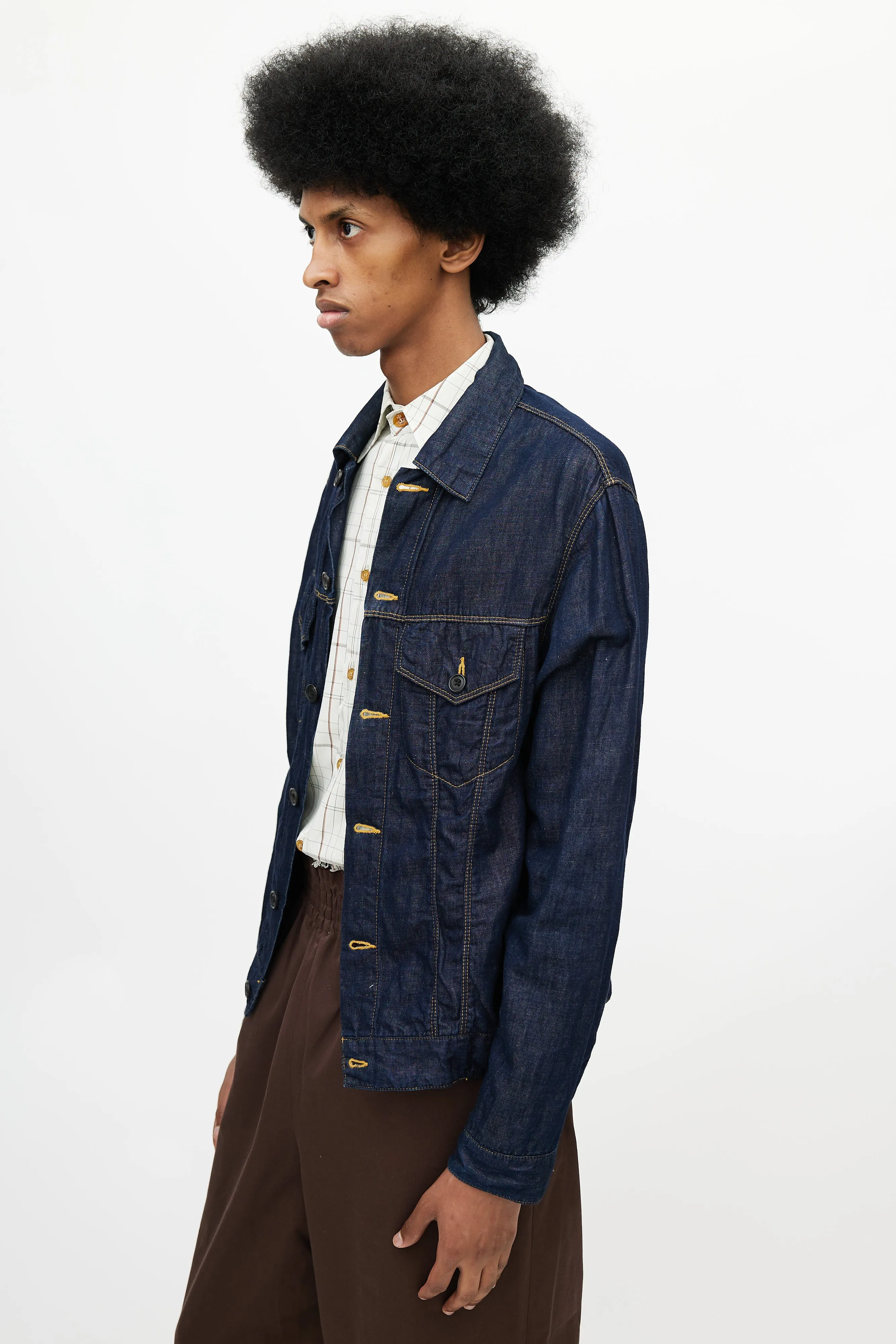 Blue Denim Shirt Jacket