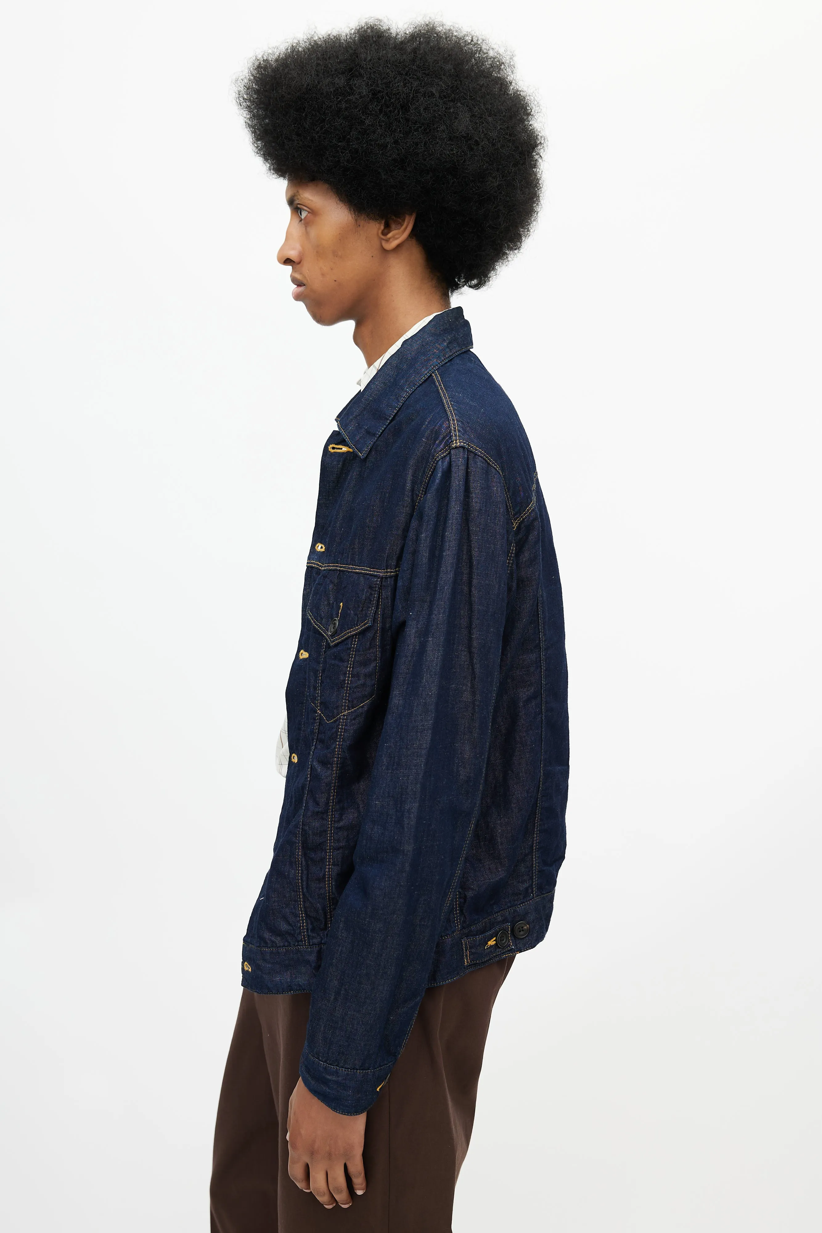 Blue Denim Shirt Jacket