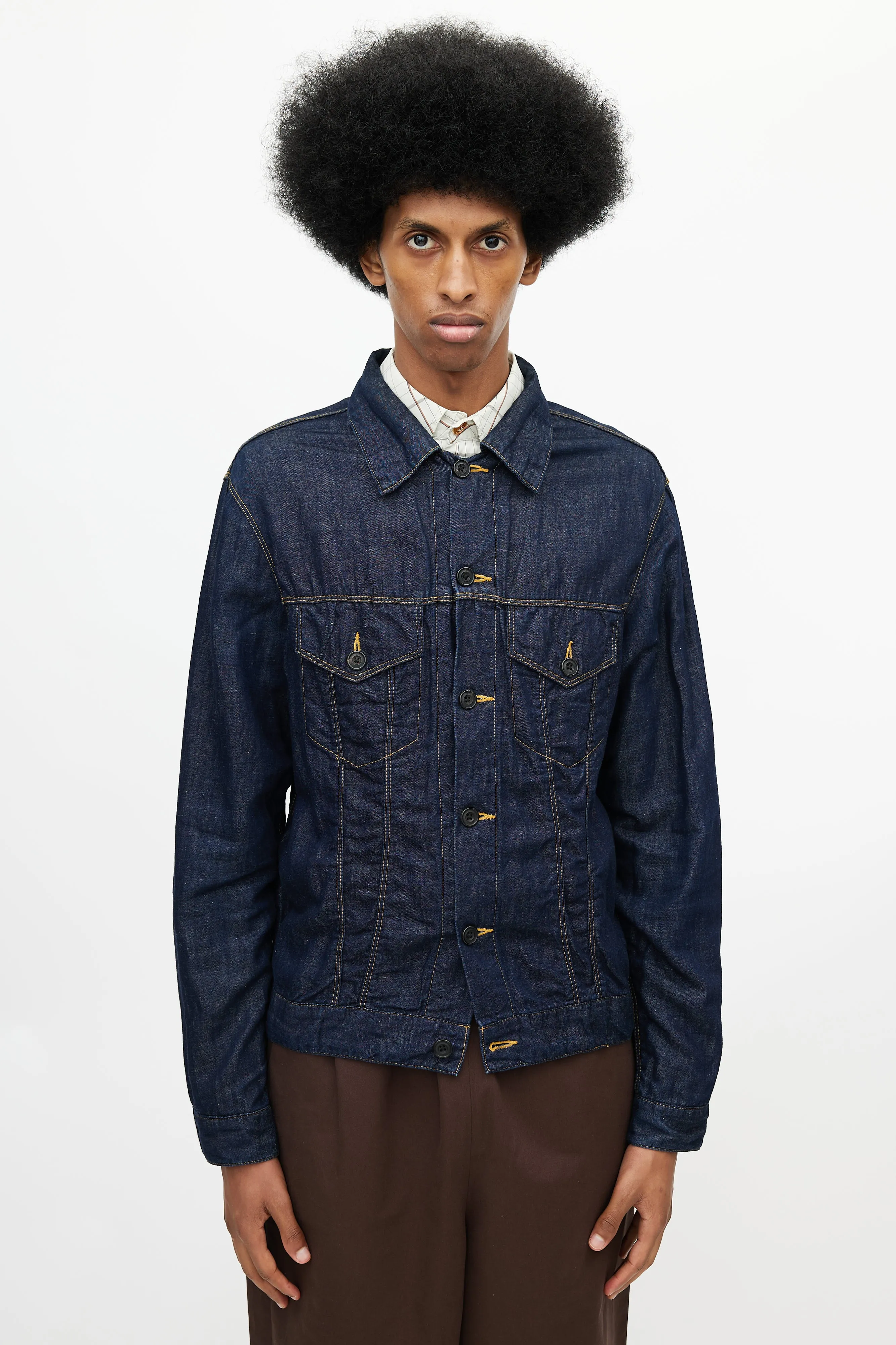 Blue Denim Shirt Jacket
