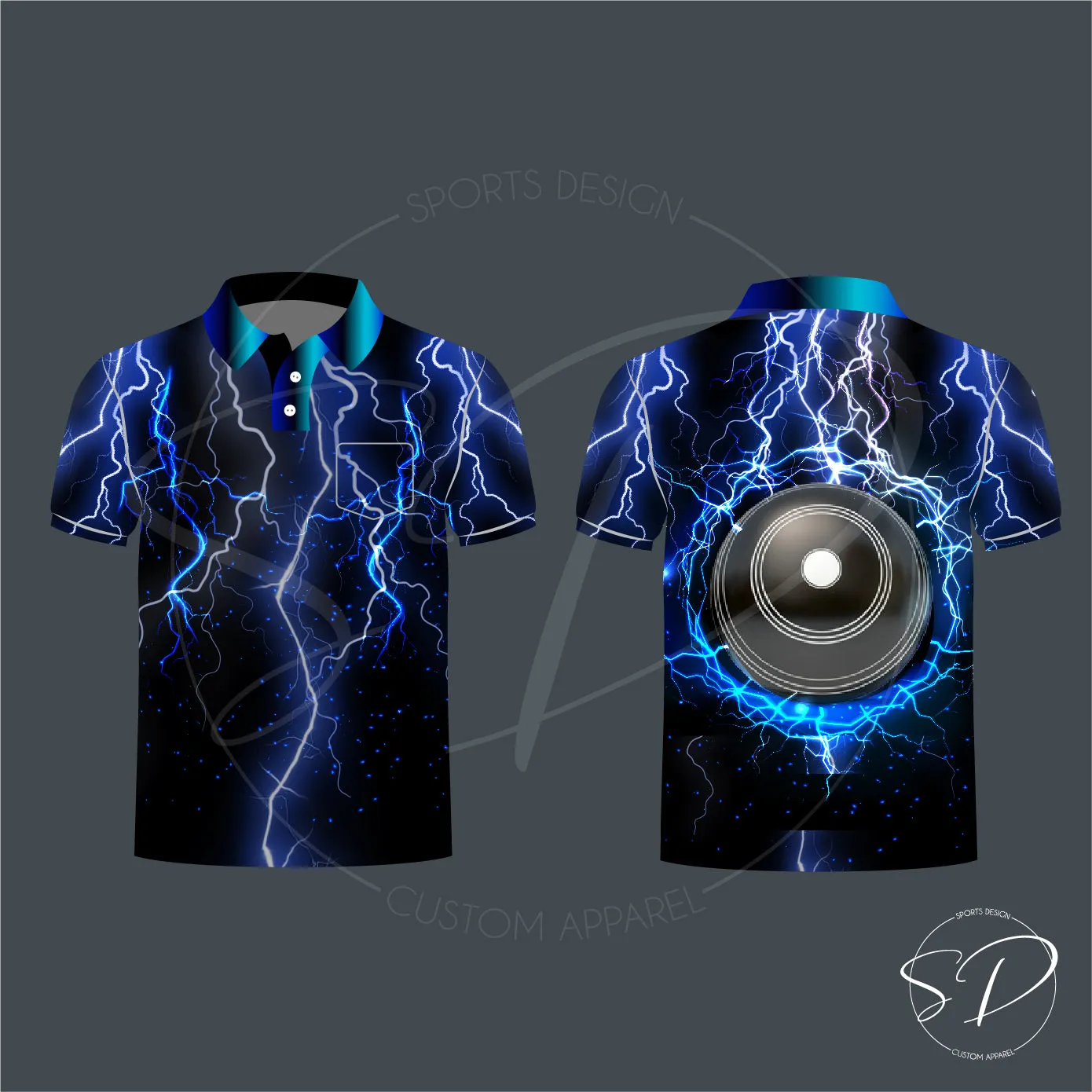 Blue Lightning Lawn Bowls