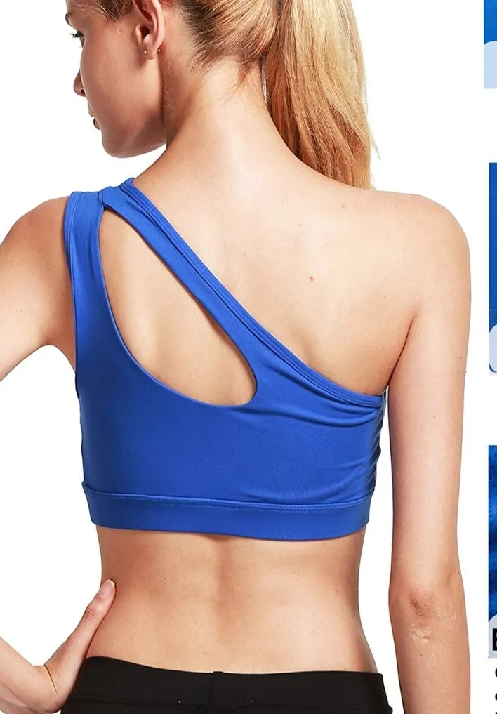 Blue "LaDiosa" sports bra