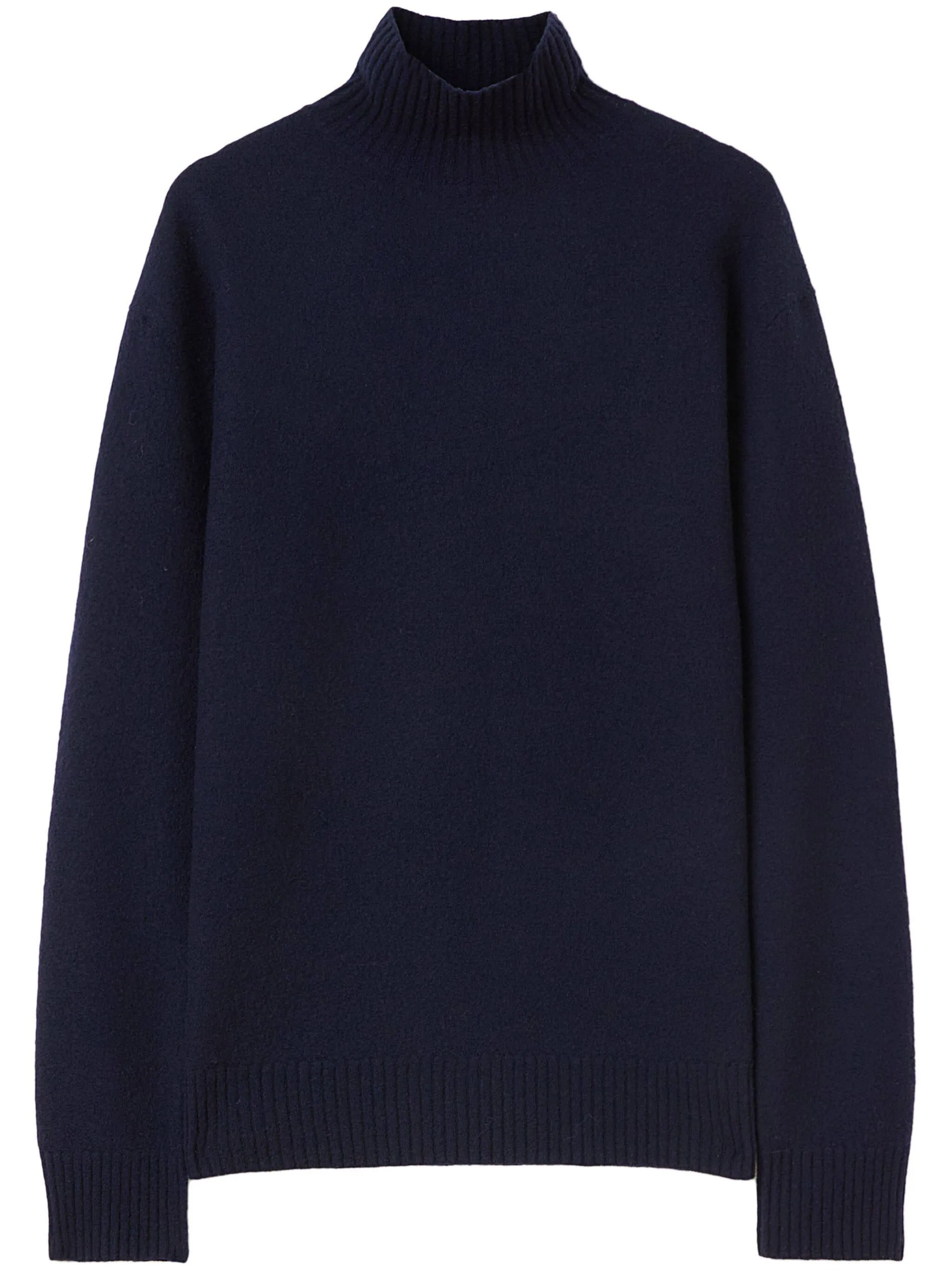 chain-link detailing wool jumper
