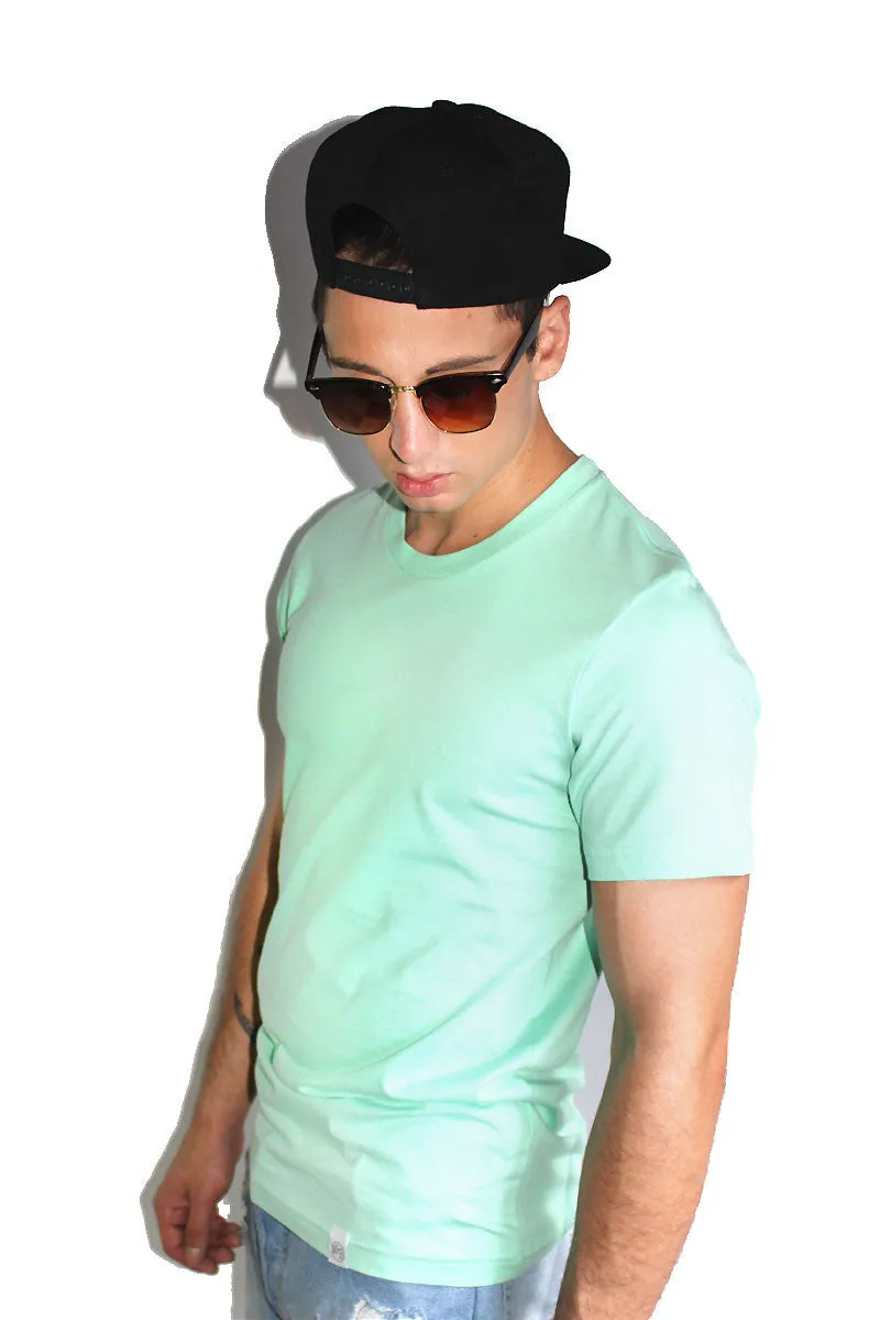 Core Crewneck Tee-Mint Green
