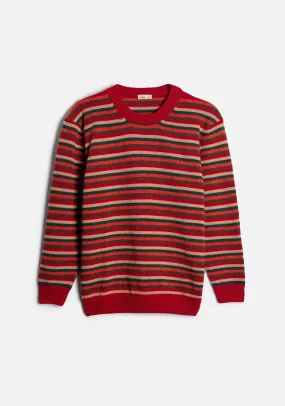 CRD Brussels Sweater Red Stripes - Multicolor