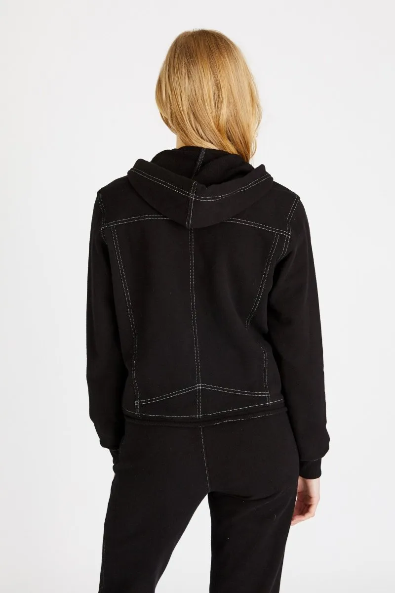 Jenna Hoodie in Black