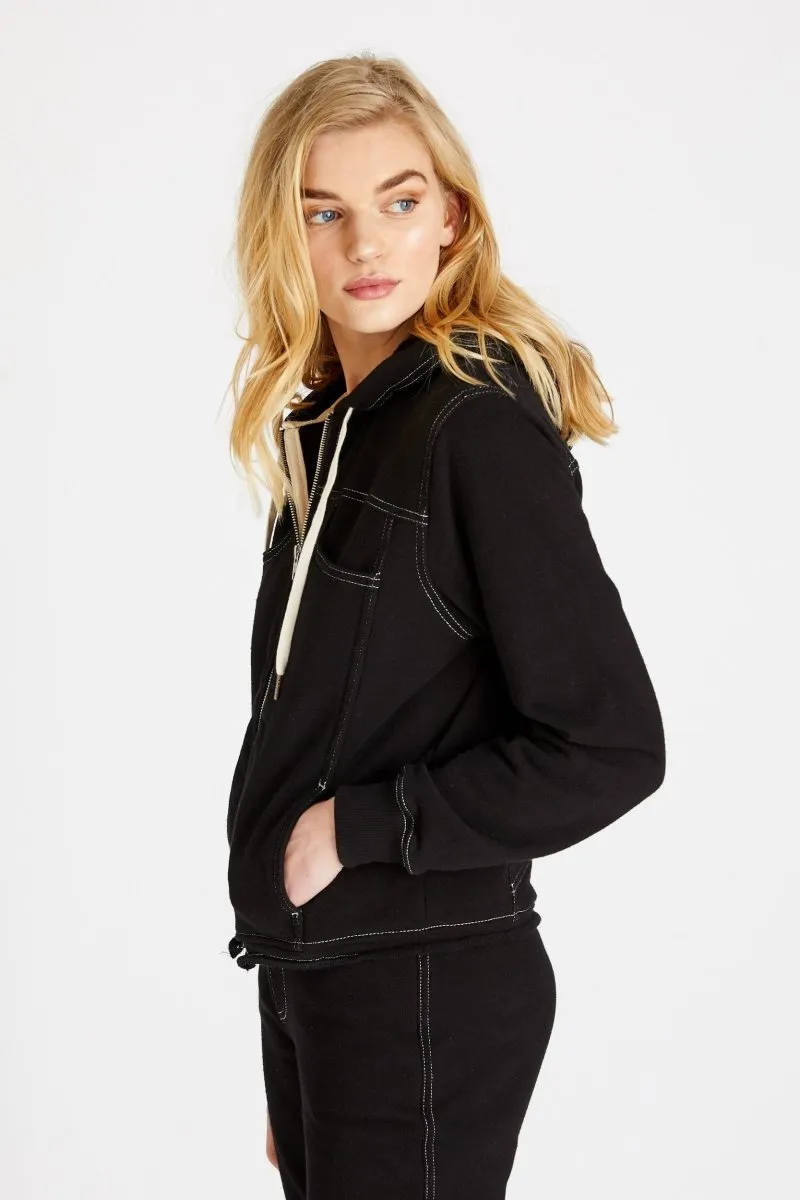 Jenna Hoodie in Black