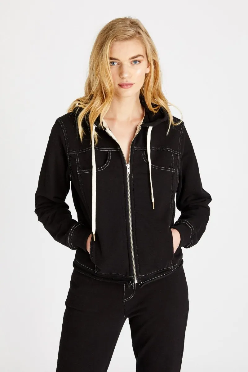 Jenna Hoodie in Black