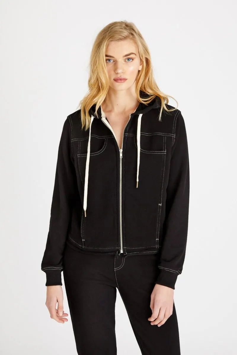 Jenna Hoodie in Black