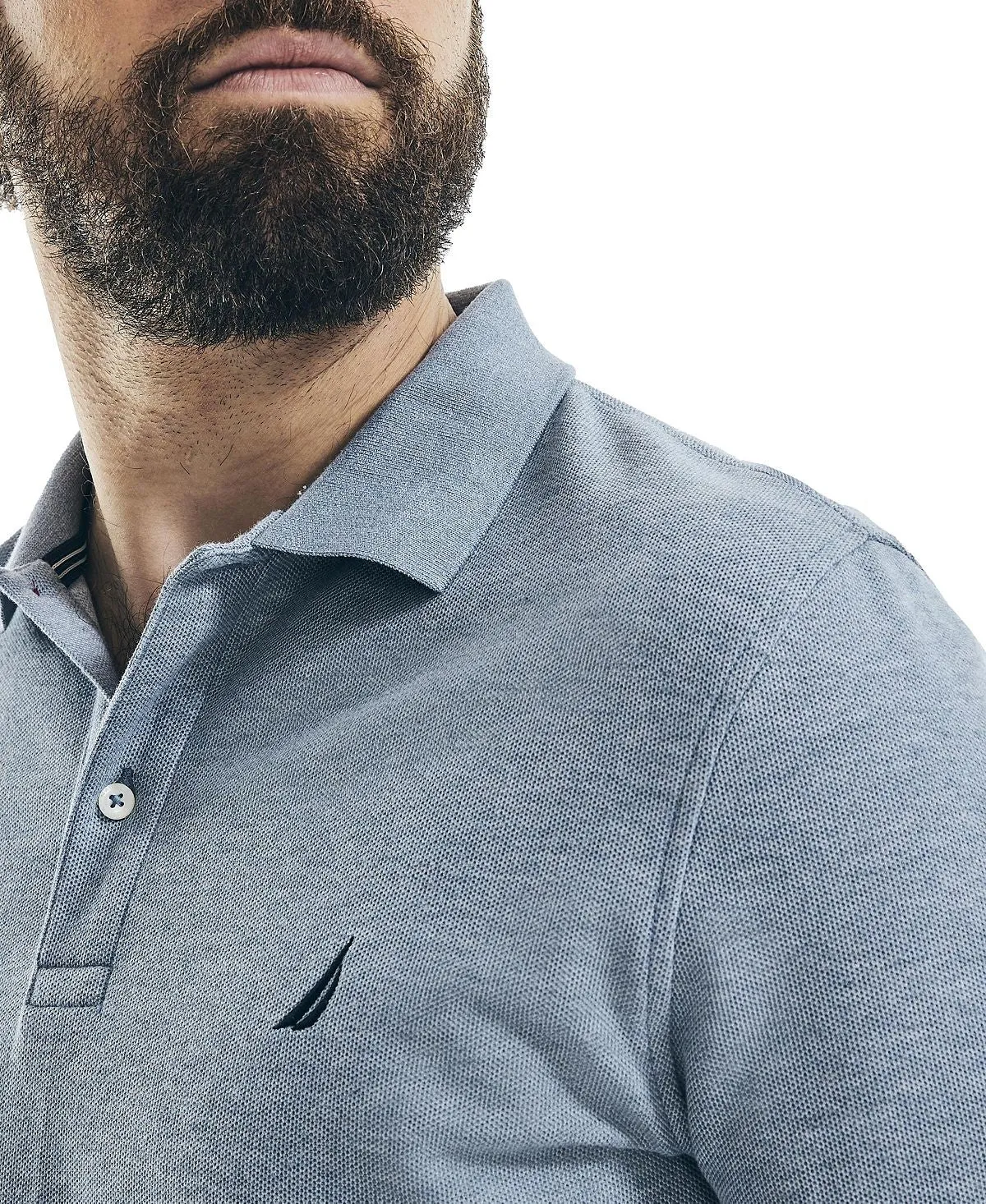 Men's regular fit polo shirt made from environmentally friendly Nautica materials, multi