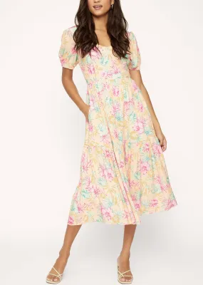 Sunkist Aloha Midi Dress