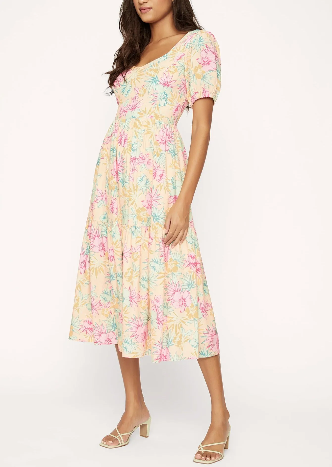 Sunkist Aloha Midi Dress
