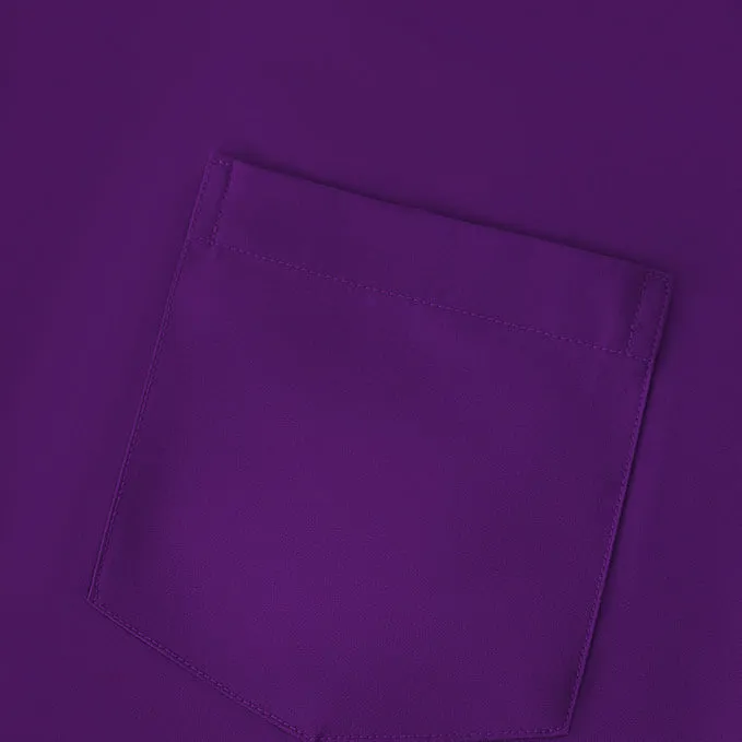 Uniform Unicorn Men's Formal American Purple Shirt - Slim Fit Long Sleeve with Pocket | Office Wear | Formal Wear | Daily Wear(Shirt_American Purple)