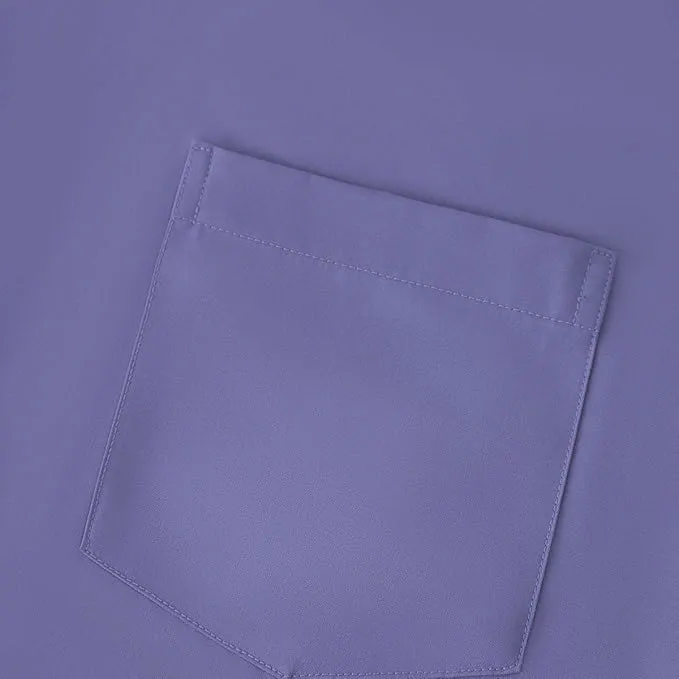 Uniform Unicorn Men's Formal Lavender Purple Shirt - Slim Fit Long Sleeve with Pocket | Office Wear | Formal Wear | Daily Wear (Shirt_Lavender Purple)